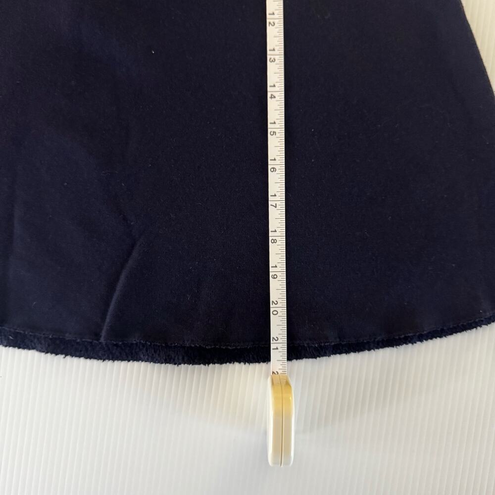 Ralph Lauren Cotton Skirt Medium A-Line Navy Athleisure Old Money Cruise Resort - Picture 13 of 16